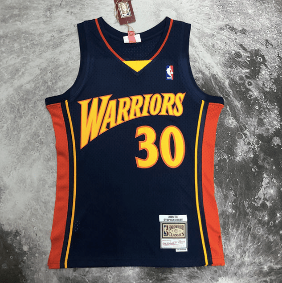 Camisa NBA Warriors Curry 30 - Azul - Manto Club