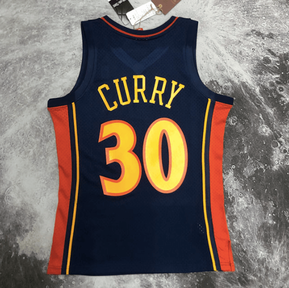 Camisa NBA Warriors Curry 30 - Azul - Manto Club