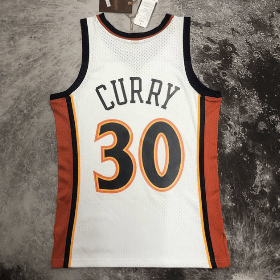 Camisa NBA Warriors Curry 30 - Branca - Manto Club