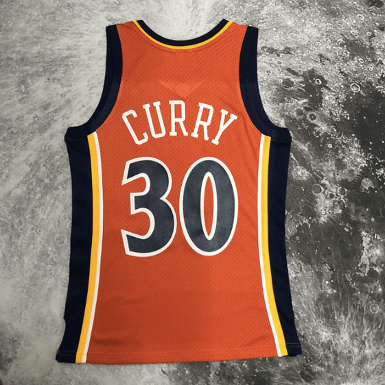 Camisa NBA Warriors Curry 30 - Laranja - Manto Club