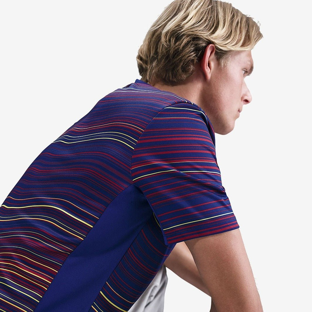 Camisa Nike Barcelona 2025/26 Pré - Jogo - Manto Club