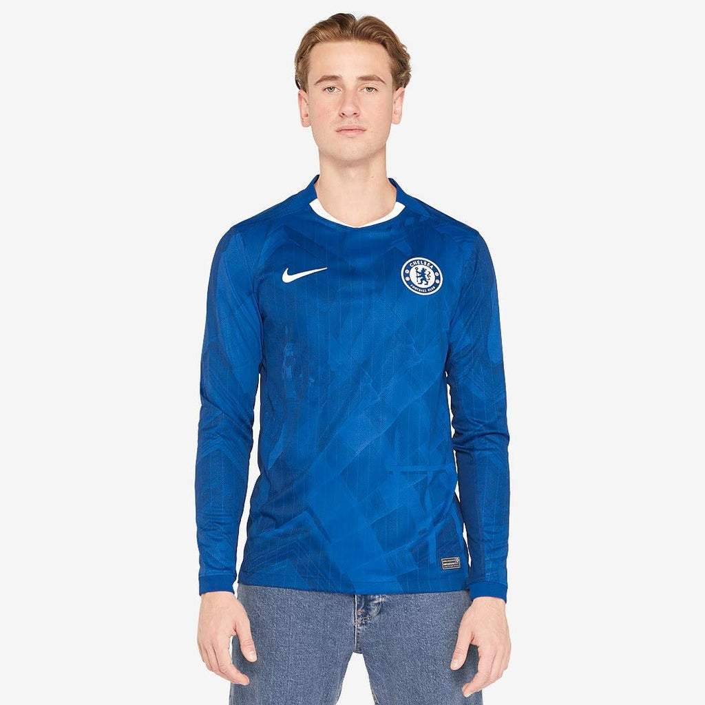 Camisa Nike Chelsea 2025/26 I Manga Longa Torcedor - Manto Club