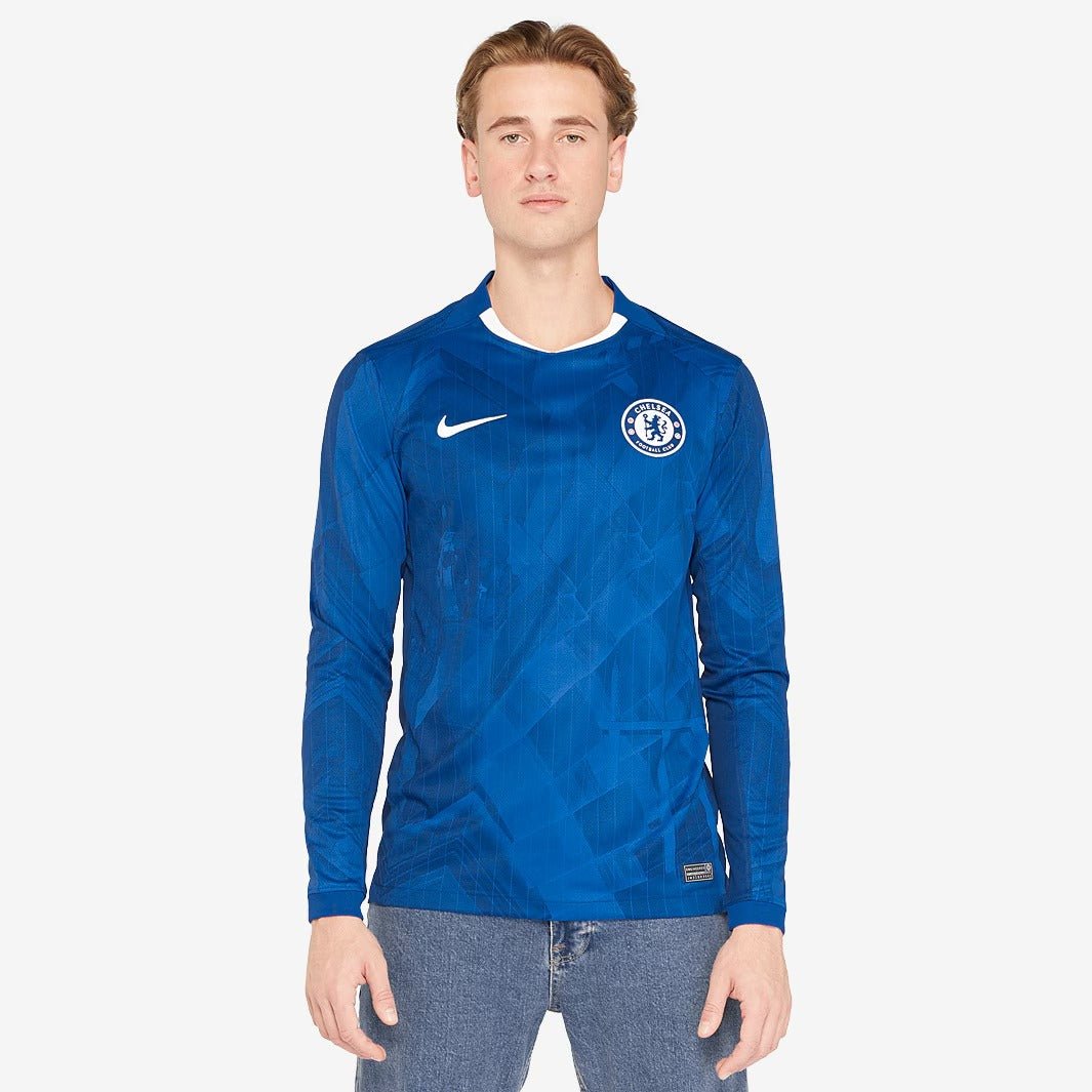 Camisa Nike Chelsea 2025/26 I Manga Longa Torcedor - Manto Club