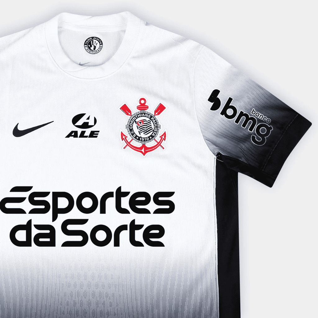 Camisa Nike Corinthians 2024/25 I Jogador Com Patrocínios - Manto Club
