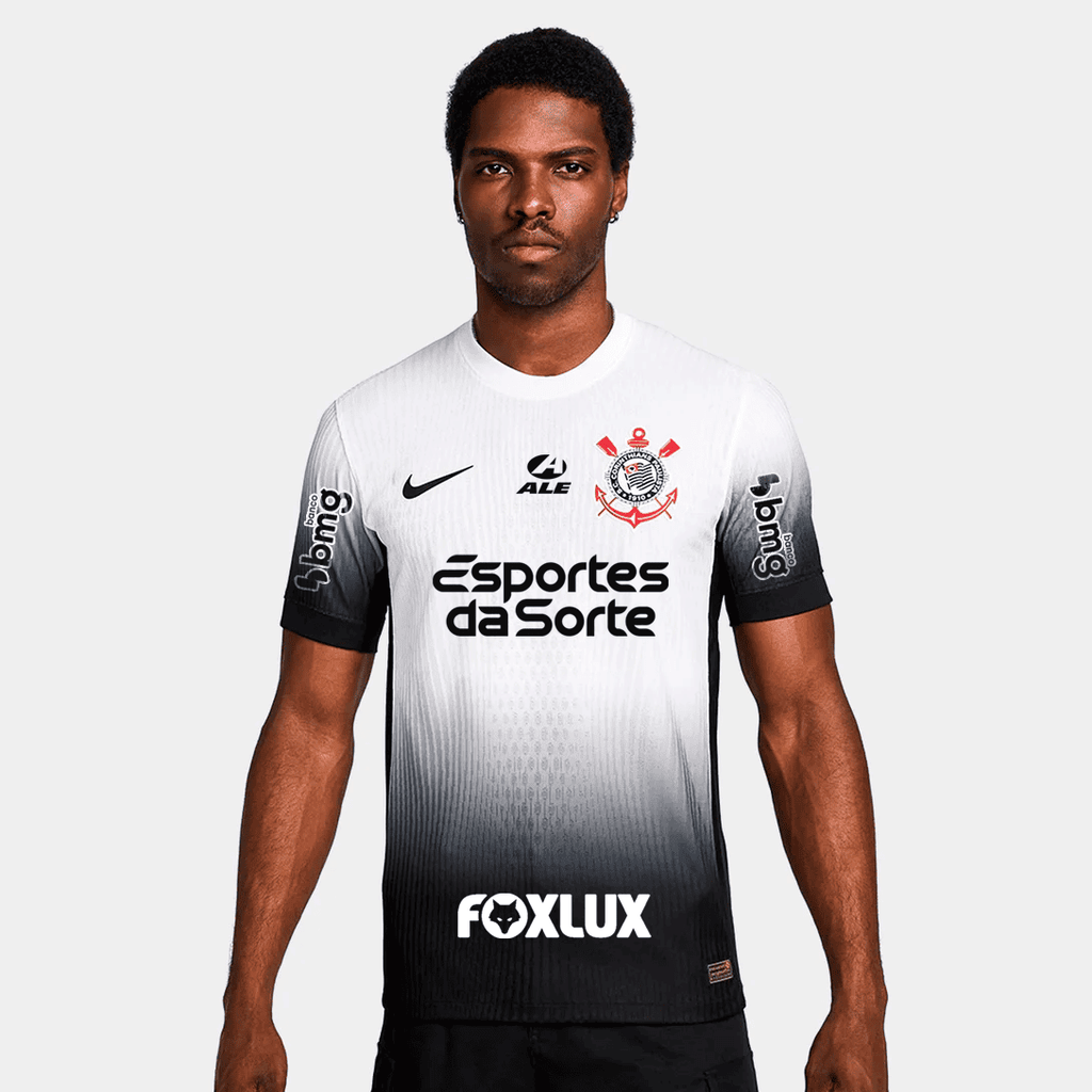 Camisa Nike Corinthians 2024/25 I Jogador Com Patrocínios - Manto Club