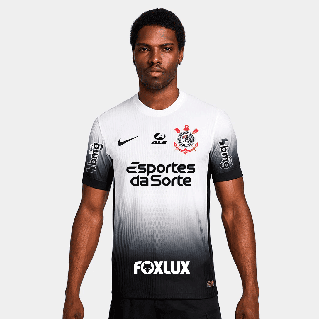 Camisa Nike Corinthians 2024/25 I Jogador Com Patrocínios - Manto Club