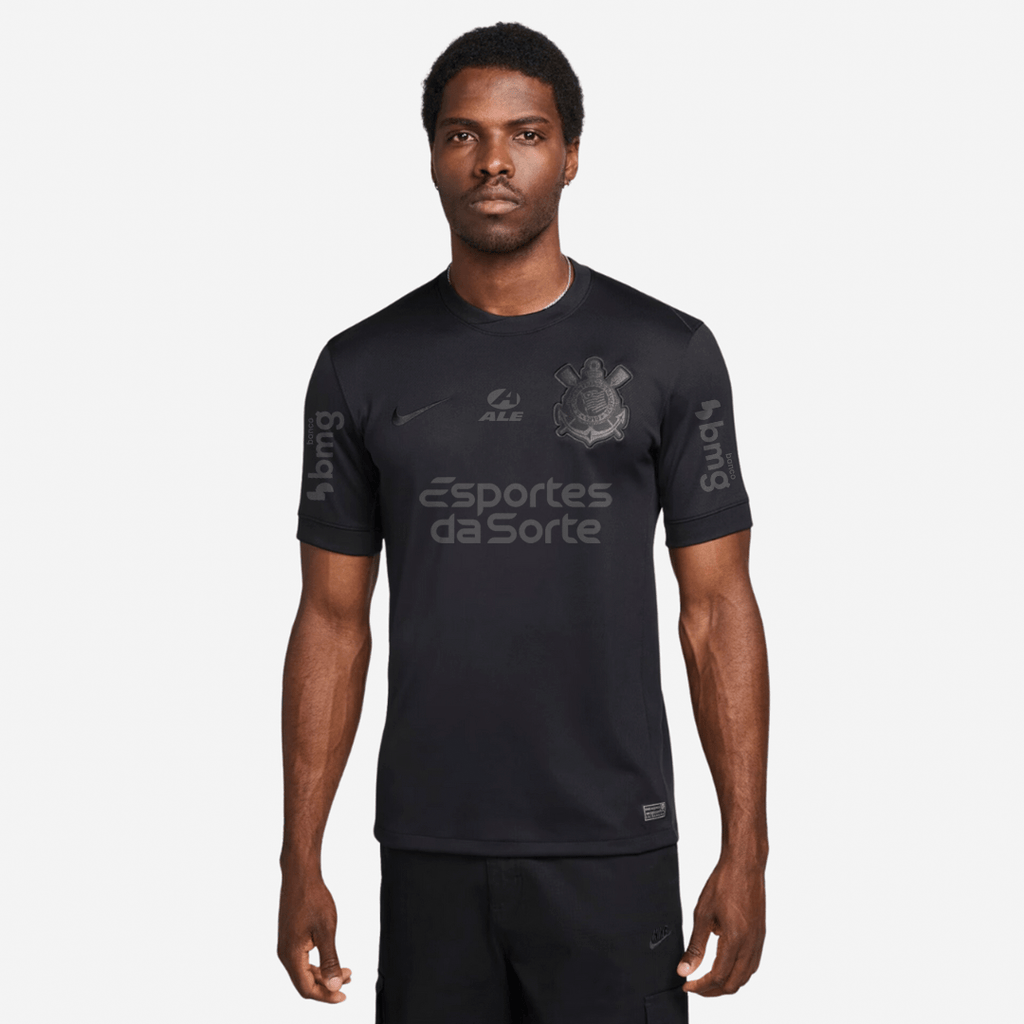 Camisa Nike Corinthians 2024/25 II Torcedor Com Patrocínios - Manto Club