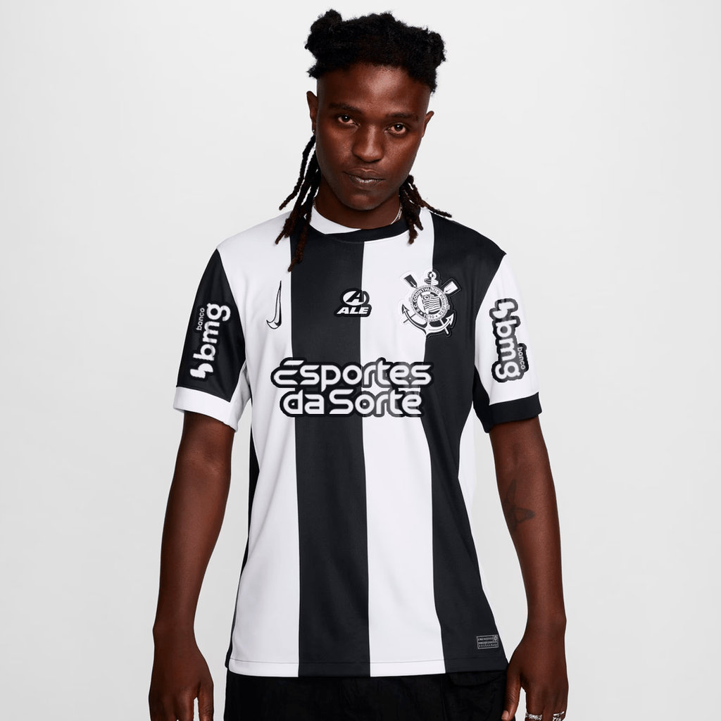 Camisa Nike Corinthians 2024/25 III Torcedor Com Patrocínios - Manto Club