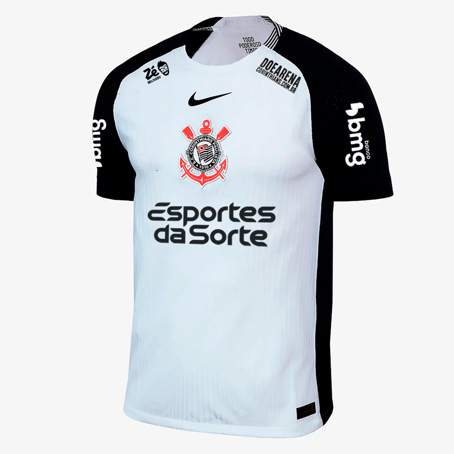 Camisa Nike Corinthians 2025/26 I Jogador Com Patrocínios - Manto Club