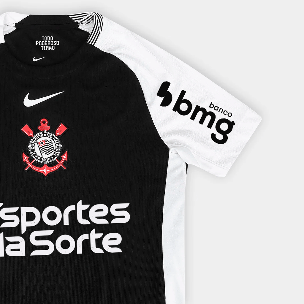 Camisa Nike Corinthians 2025/26 II Jogador Com Patrocínios - Manto Club