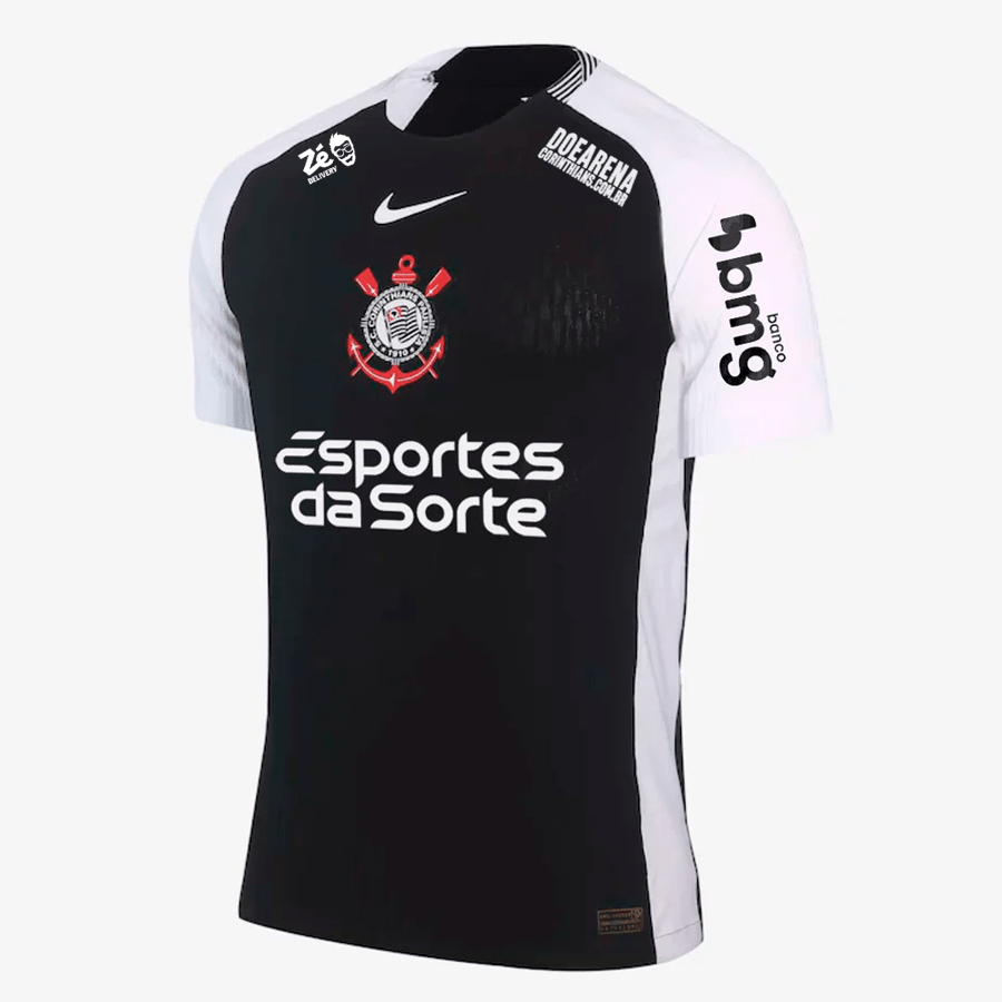 Camisa Nike Corinthians 2025/26 II Jogador Com Patrocínios - Manto Club