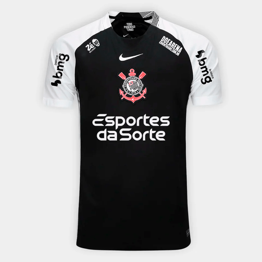 Camisa Nike Corinthians 2025/26 II Torcedor Com Patrocínios - Manto Club