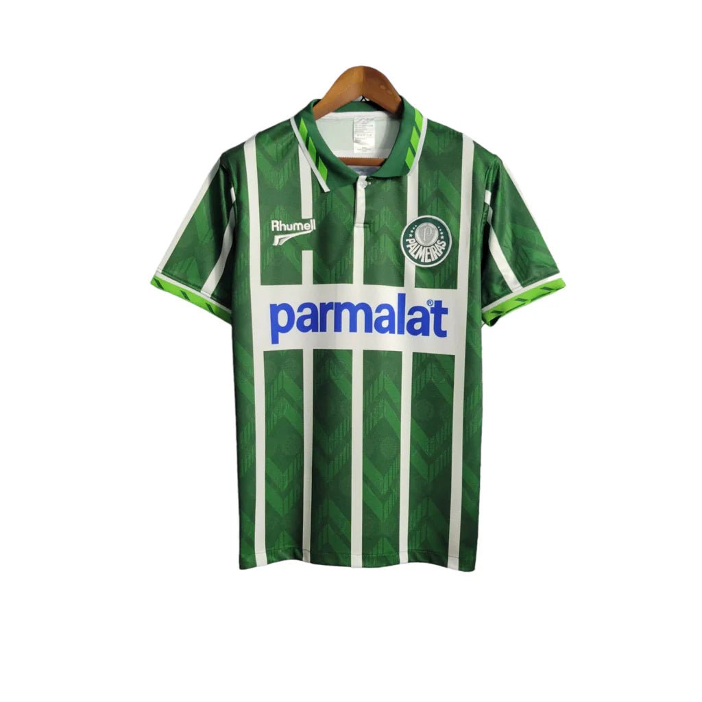 Camisa Palmeiras Retrô 1996 Rhumel Torcedor Masculina - Verde - Manto Club