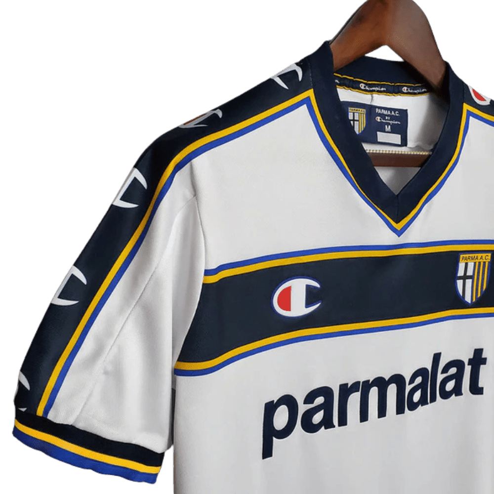 Camisa Parma Retrô 2002/2003 Branca - Champion - Manto Club