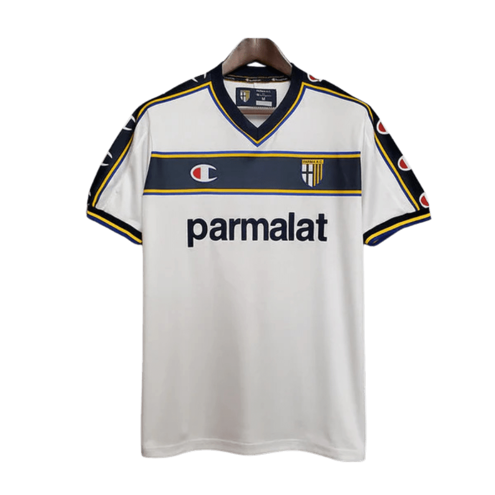 Camisa Parma Retrô 2002/2003 Branca - Champion - Manto Club