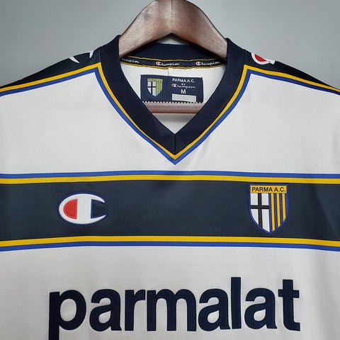 Camisa Parma Retrô 2002/2003 Branca - Champion - Manto Club