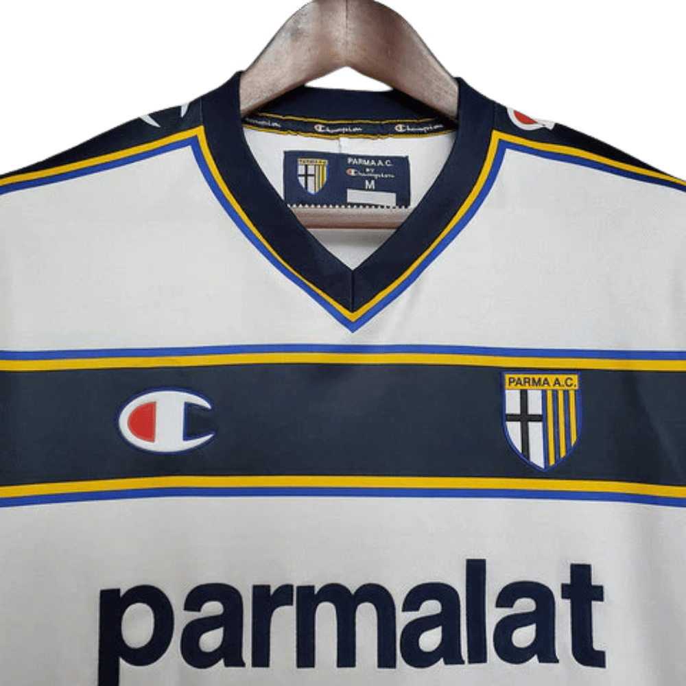 Camisa Parma Retrô 2002/2003 Branca - Champion - Manto Club