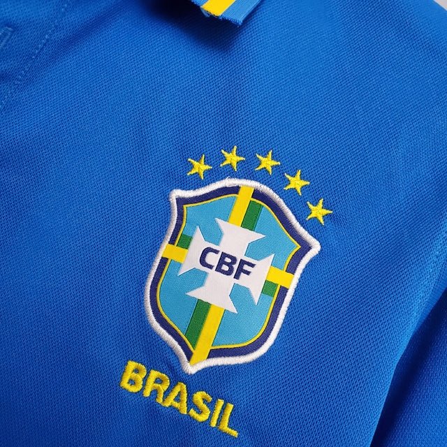 Camisa Polo Brasil Azul - Masculina - Manto Club