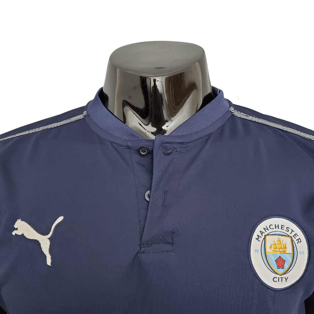 Camisa Polo Manchester City Azul - Masculina - Manto Club