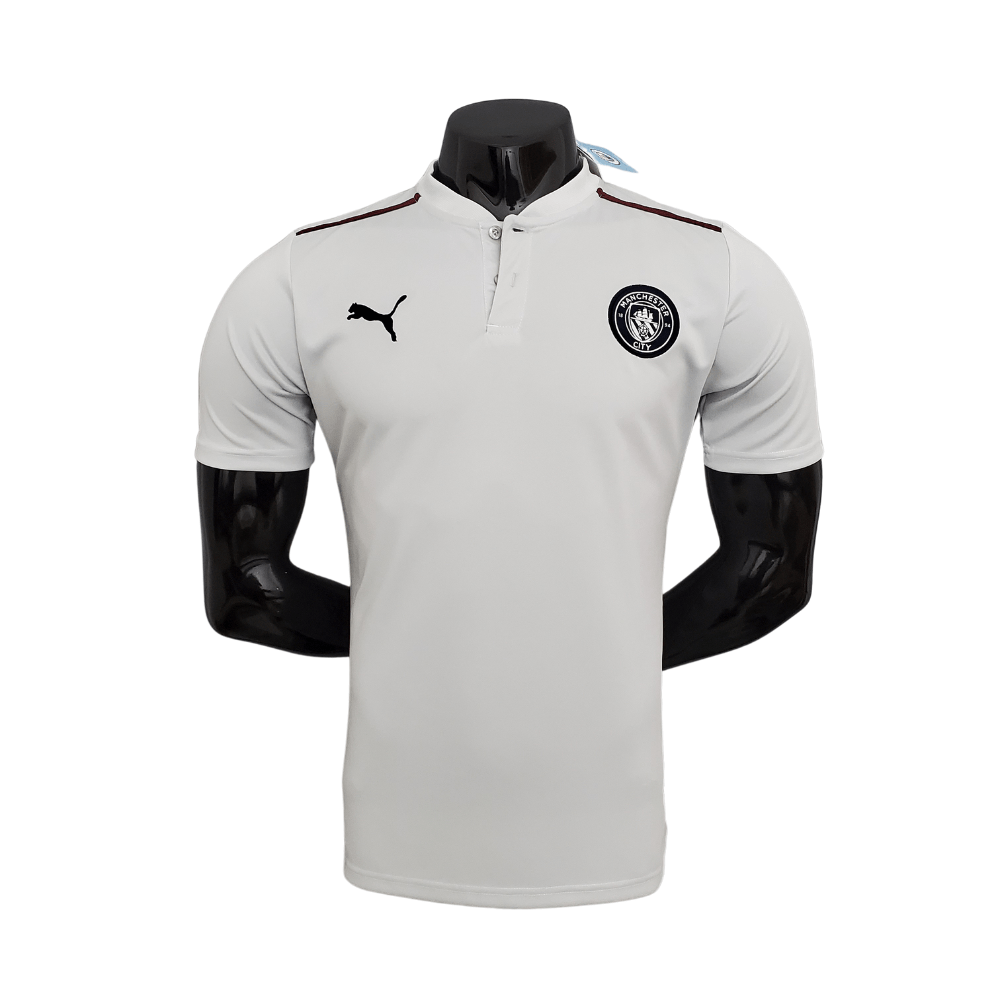 Camisa Polo Manchester City Branca - Masculina - Manto Club