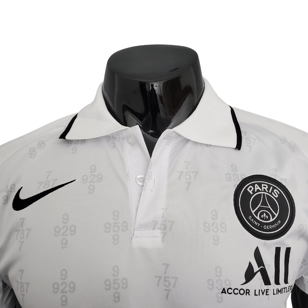 Camisa Polo PSG Branca - Masculina - Manto Club