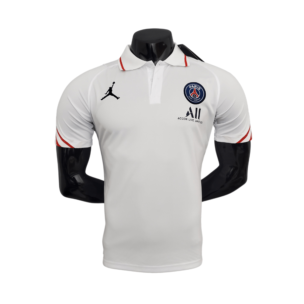 Camisa Polo PSG Jordan Branca - Masculina - Manto Club