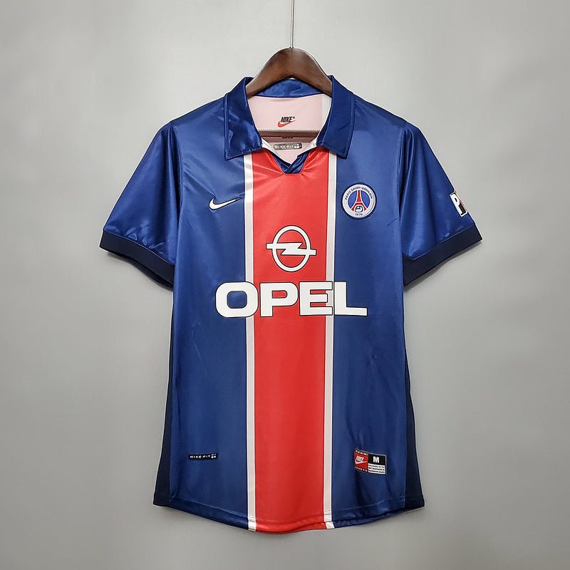 Camisa PSG Retrô 1998/1999 Azul e Vermelha - Nike - Manto Club
