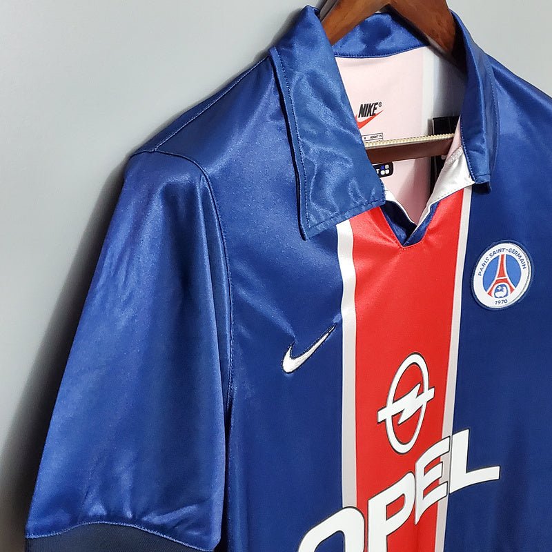 Camisa PSG Retrô 1998/1999 Azul e Vermelha - Nike - Manto Club