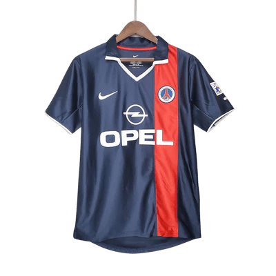 Camisa PSG Retrô 2001/2002 Azul e Vermelha - Nike - Manto Club