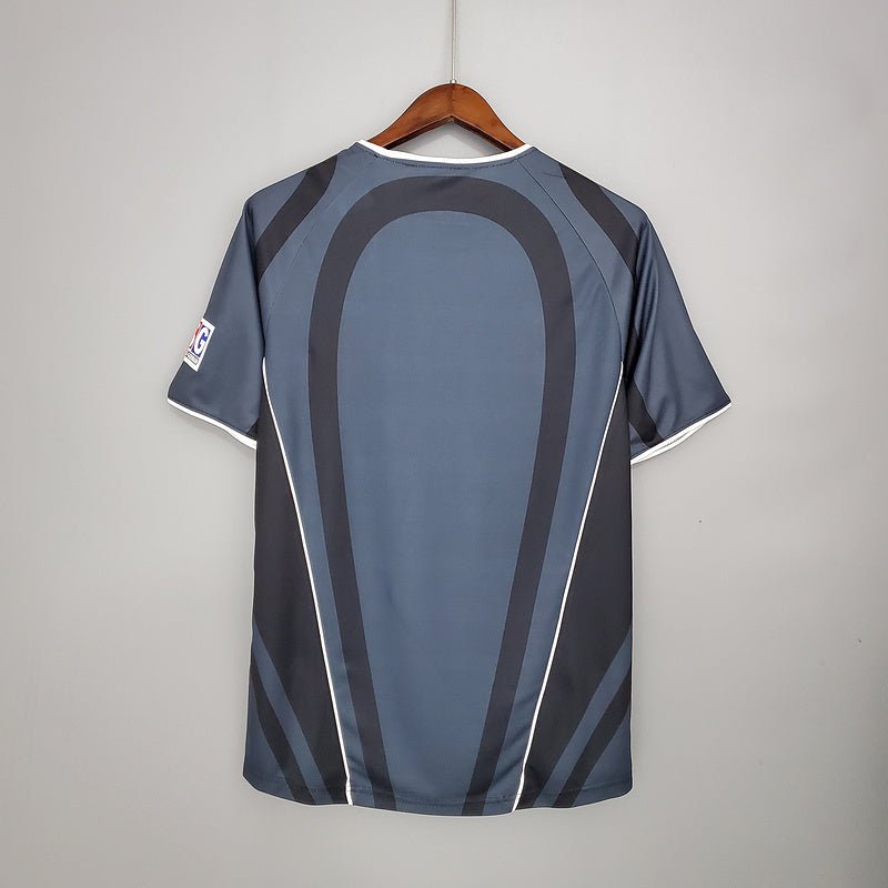 Camisa PSG Retrô 2001/2002 Cinza e Preta - Nike - Manto Club