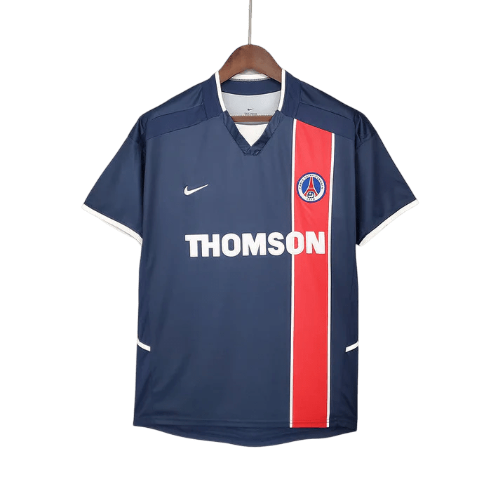 Camisa PSG Retrô 2002/2003 Azul e Vermelha - Nike - Manto Club