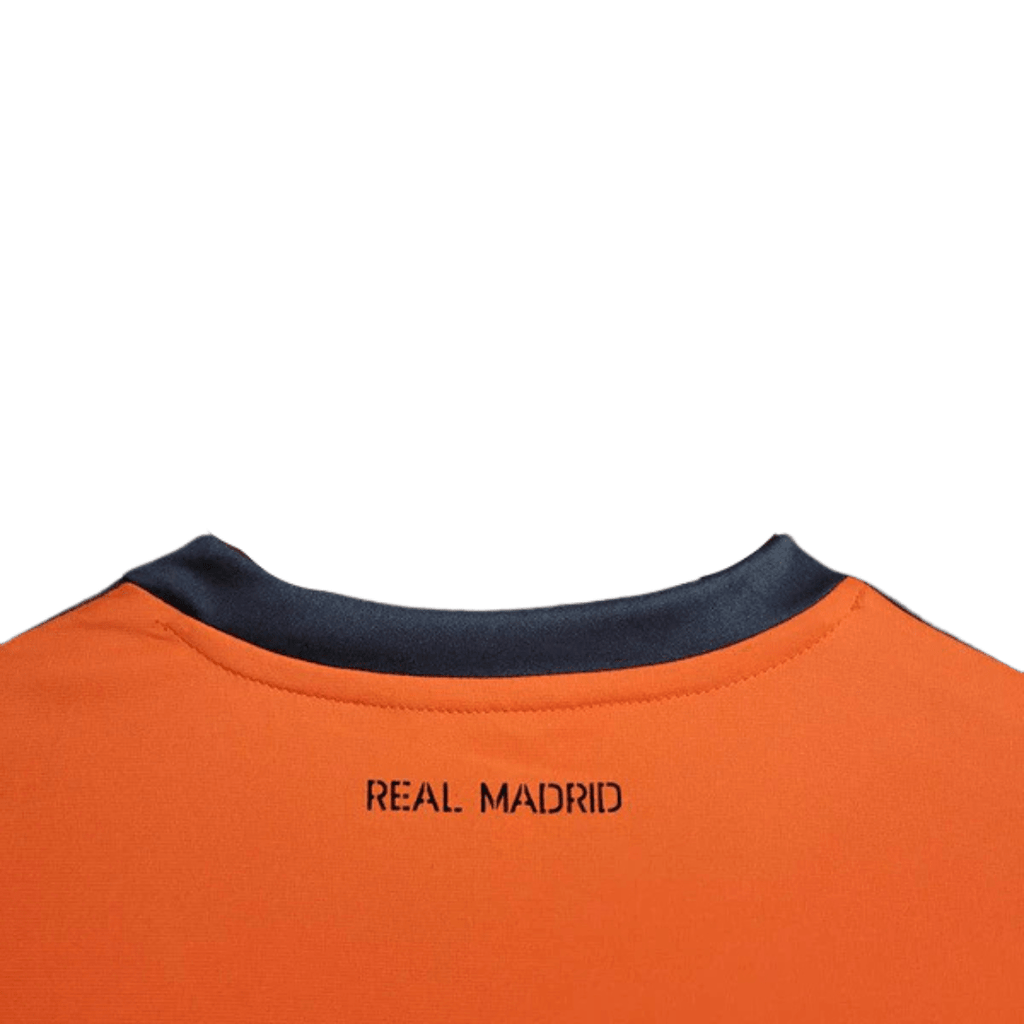 Camisa Real Madrid II Away 2013/14 Retrô (Manga longa) Laranja - Manto Club