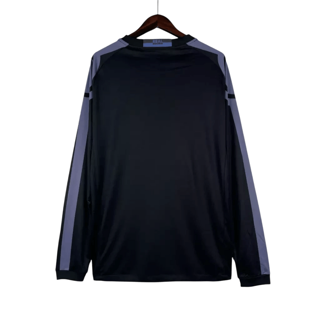 Camisa Real Madrid Third III 2016/17 Adidas Retrô Manga Longa - Preto - Manto Club