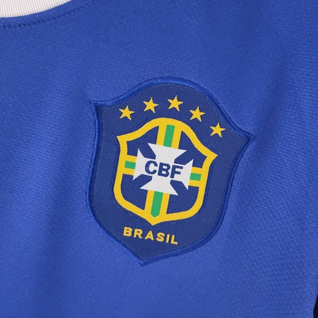 Camisa Retrô 2006 Seleção Brasileira II Nike Masculina - Azul - Manto Club