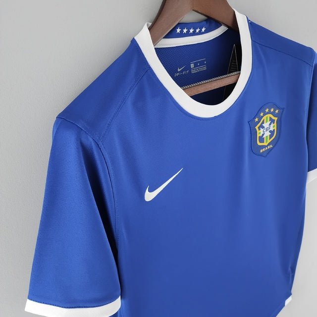 Camisa Retrô 2006 Seleção Brasileira II Nike Masculina - Azul - Manto Club