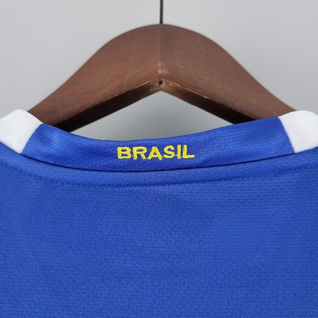 Camisa Retrô 2006 Seleção Brasileira II Nike Masculina - Azul - Manto Club