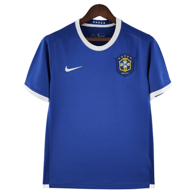 Camisa Retrô 2006 Seleção Brasileira II Nike Masculina - Azul - Manto Club