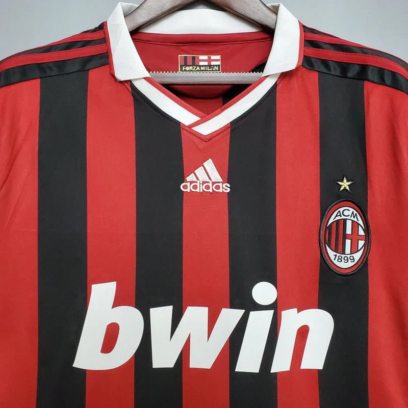 Camisa Retrô AC Milan 2009/10 Home - Manto Club
