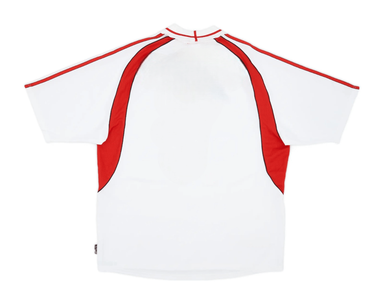 Camisa Retrô AC Milan Away 2001/02 Masculino Adidas - Branco e Vermelho - Manto Club