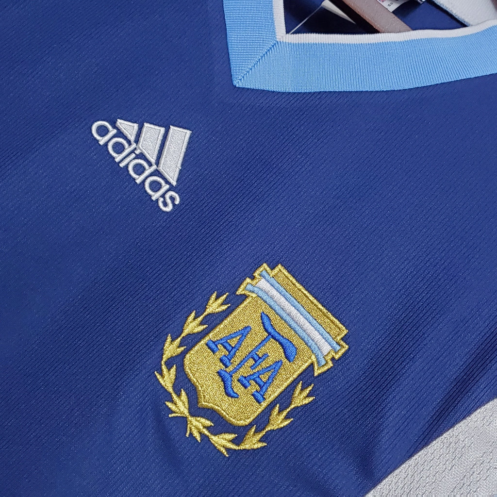 Camisa Retrô Argentina - 1998 - Azul - Manto Club