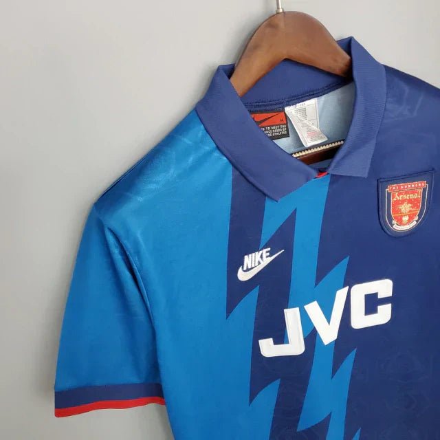 Camisa Retrô Arsenal Away 95/96 Torcedor Nike Masculina - Azul Marinho - Manto Club