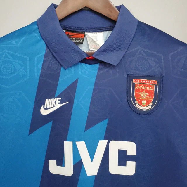 Camisa Retrô Arsenal Away 95/96 Torcedor Nike Masculina - Azul Marinho - Manto Club
