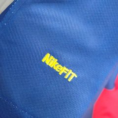 Camisa Retrô Barcelona I Home Nike 2008/09 UEFA Champions League Azul e Grená - Manto Club