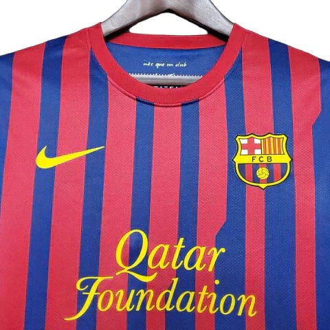 Camisa Retrô Barcelona NIke 2011/12 Masculino Azul e Grená - Manto Club