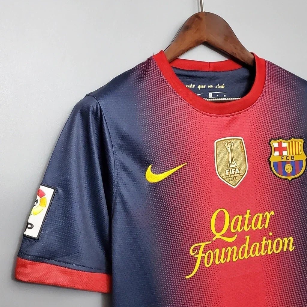 Camisa Retrô Barcelona Nike 2012/13 Masculino Azul Grená - Manto Club