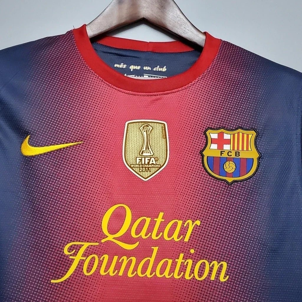 Camisa Retrô Barcelona Nike 2012/13 Masculino Azul Grená - Manto Club