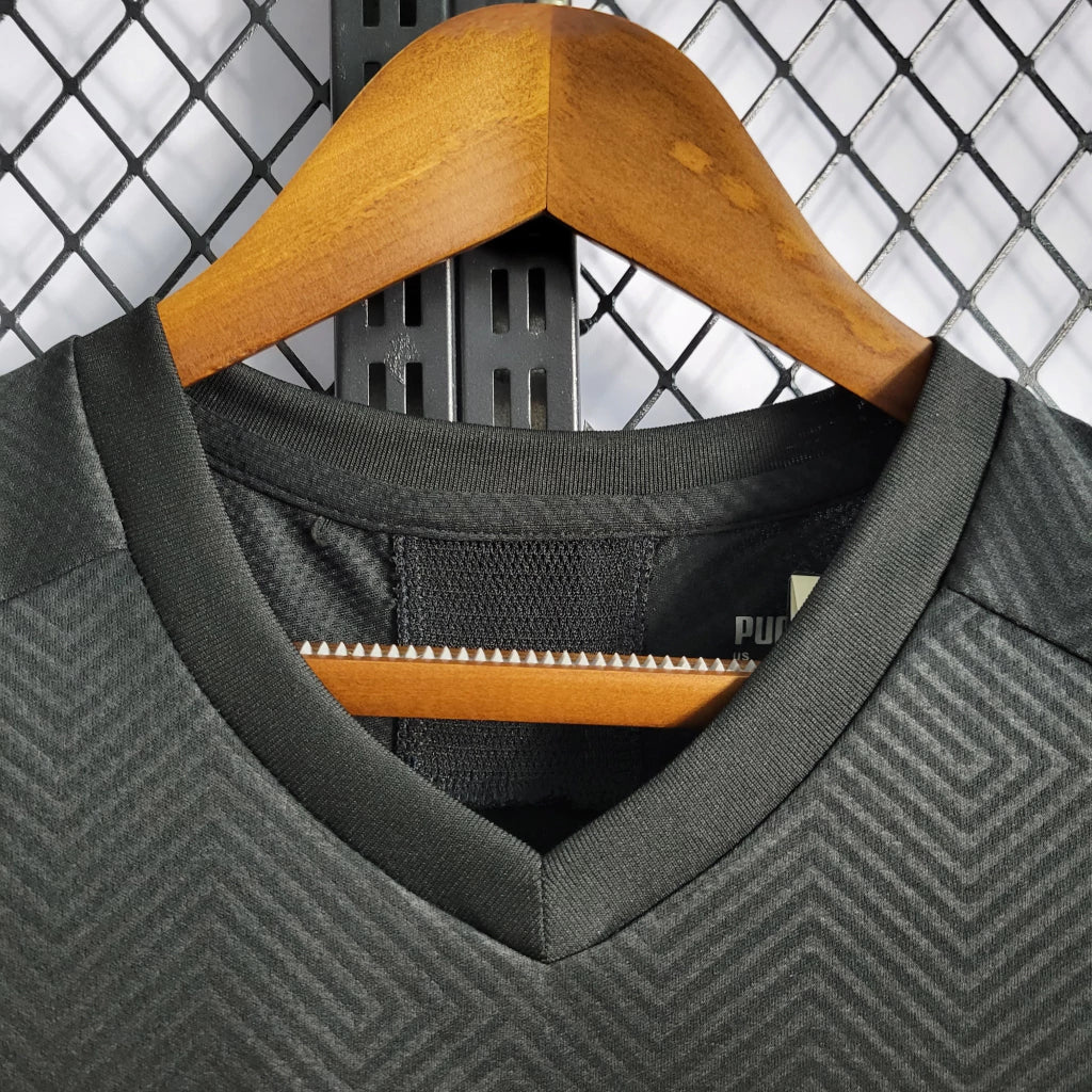 Camisa Retrô Borussia Dortmund 2019/20 Edição Especial 110 Anos Puma Masculina Preta - Manto Club