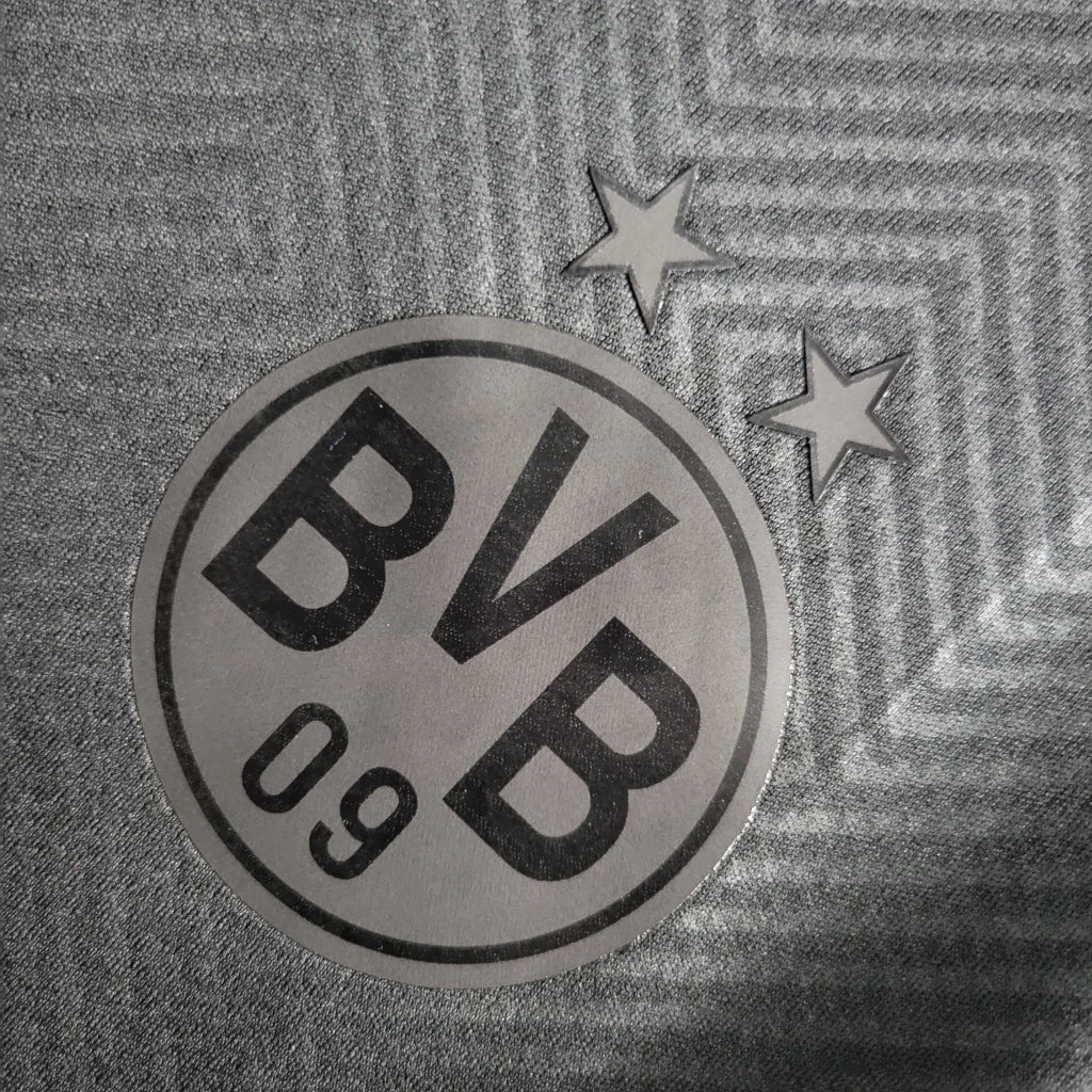 Camisa Retrô Borussia Dortmund 2019/20 Edição Especial 110 Anos Puma Masculina Preta - Manto Club