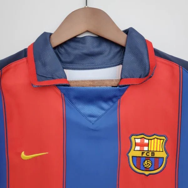 Camisa Retrô FC Barcelona 2003/04 Home - Manto Club