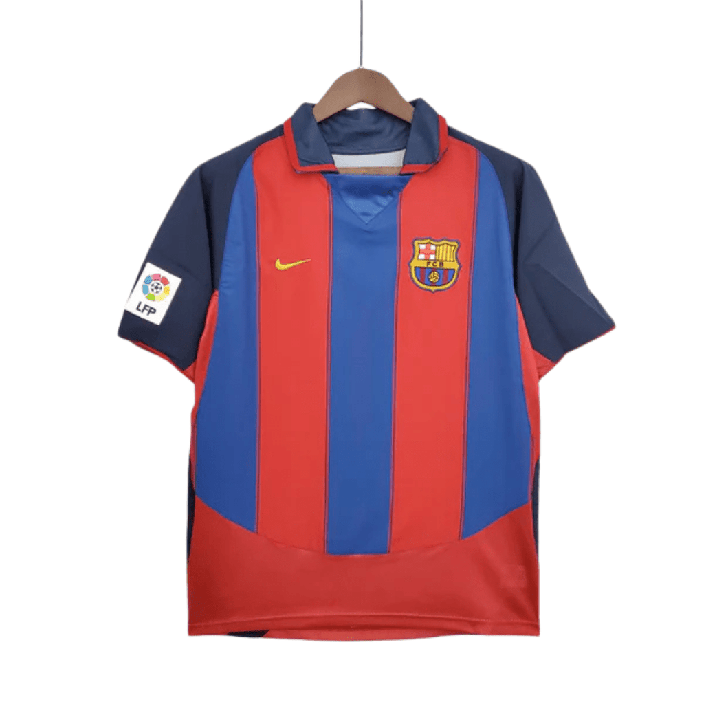 Camisa Retrô FC Barcelona 2003/04 Home - Manto Club